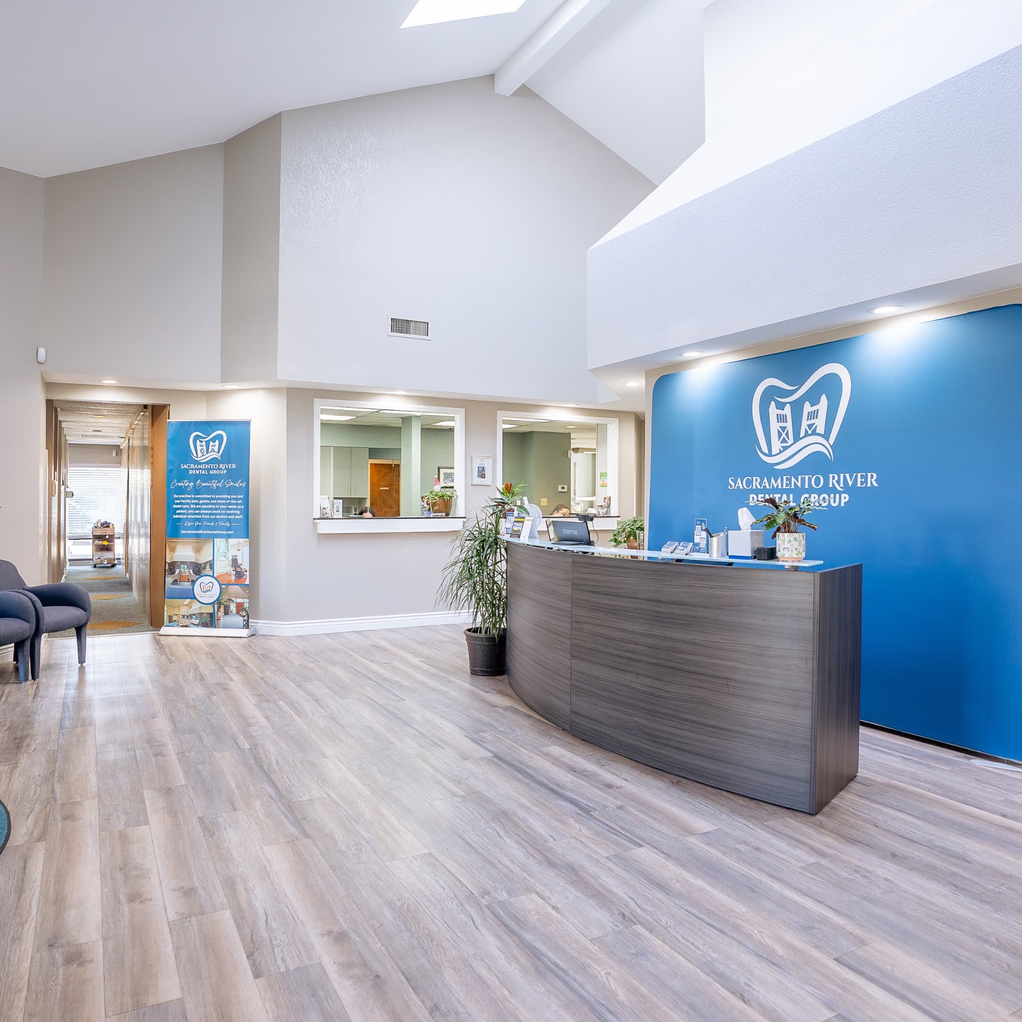 Our dental team with patient